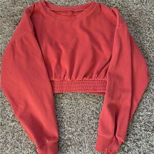 Juniors size small long sleeve crop top